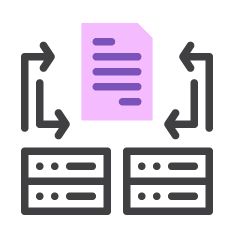 Document échangé entre deux serveurs