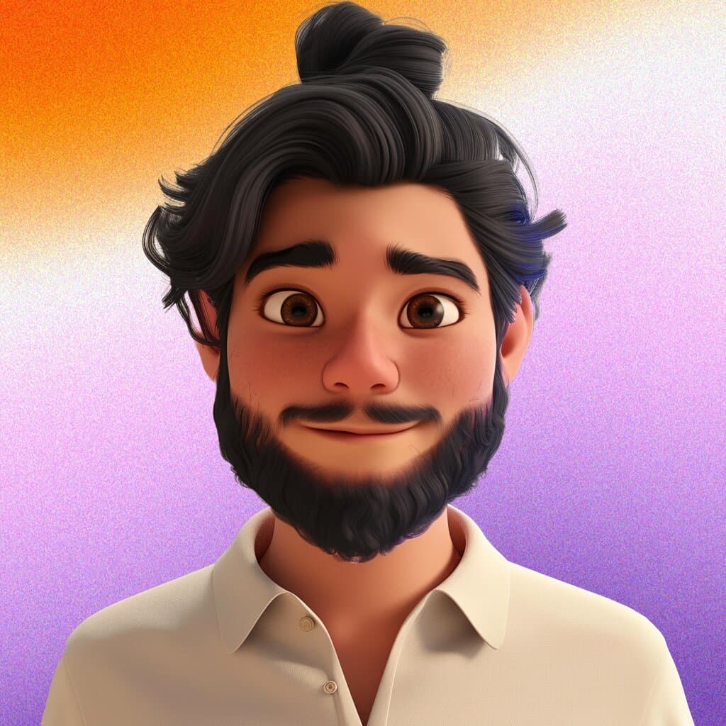 Portrait illustré d'un auteur du blog Junr