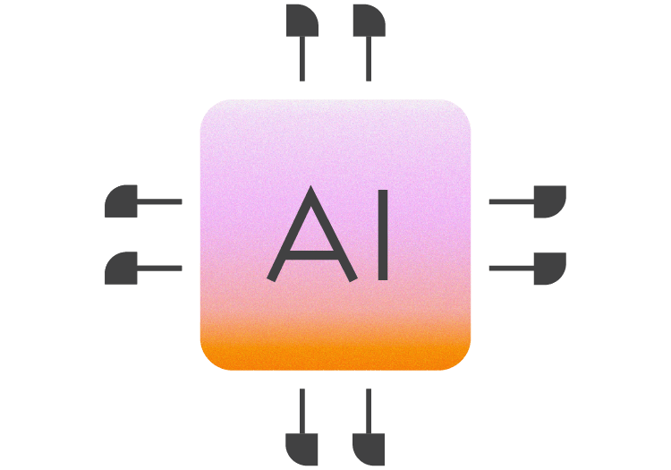 Intelligence artificielle : puce électronique marquée « AI »