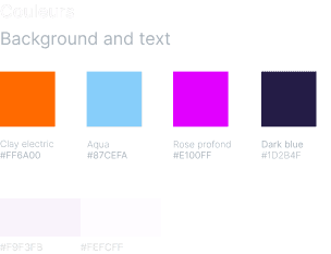Devlup visual identity color palette