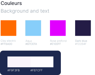 Devlup visual identity color palette