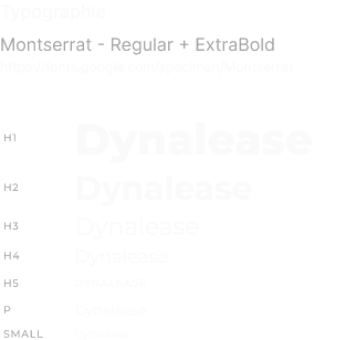 Typographie Dynalease : police Montserrat