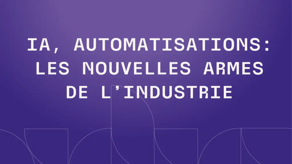 Automatisation et IA Industrie 4.0